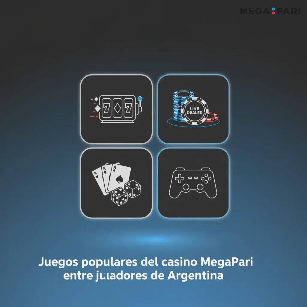 Banner de MegaPari con slots populares en Argentina: Sweet Bonanza, Big Bass, Gates of Olympus, Book of Dead, Starburst.