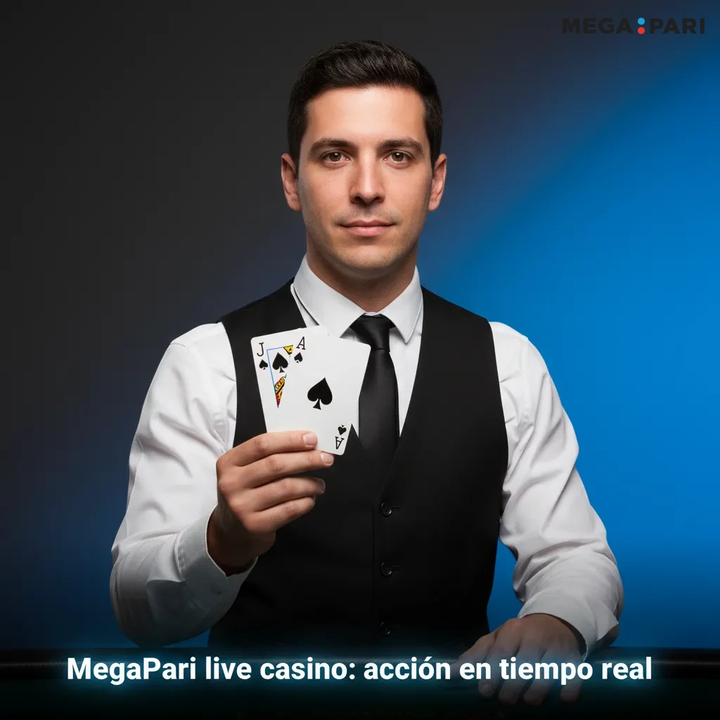 MegaPari Live Casino en acción en tiempo real con crupier, señal HD, chat y juegos como Lightning Roulette y Blackjack.
