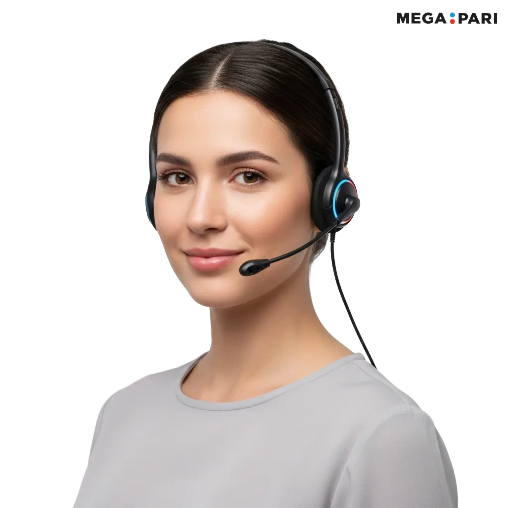 Canales de ayuda de MegaPari en Argentina: e‑mail, chat, tel, mensajes y redes; soporte ES/EN/PT; chat en min, e‑mail <24h.