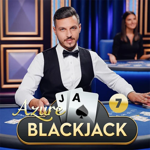 Play Blackjack Azure with professional dealers at MegaPari.