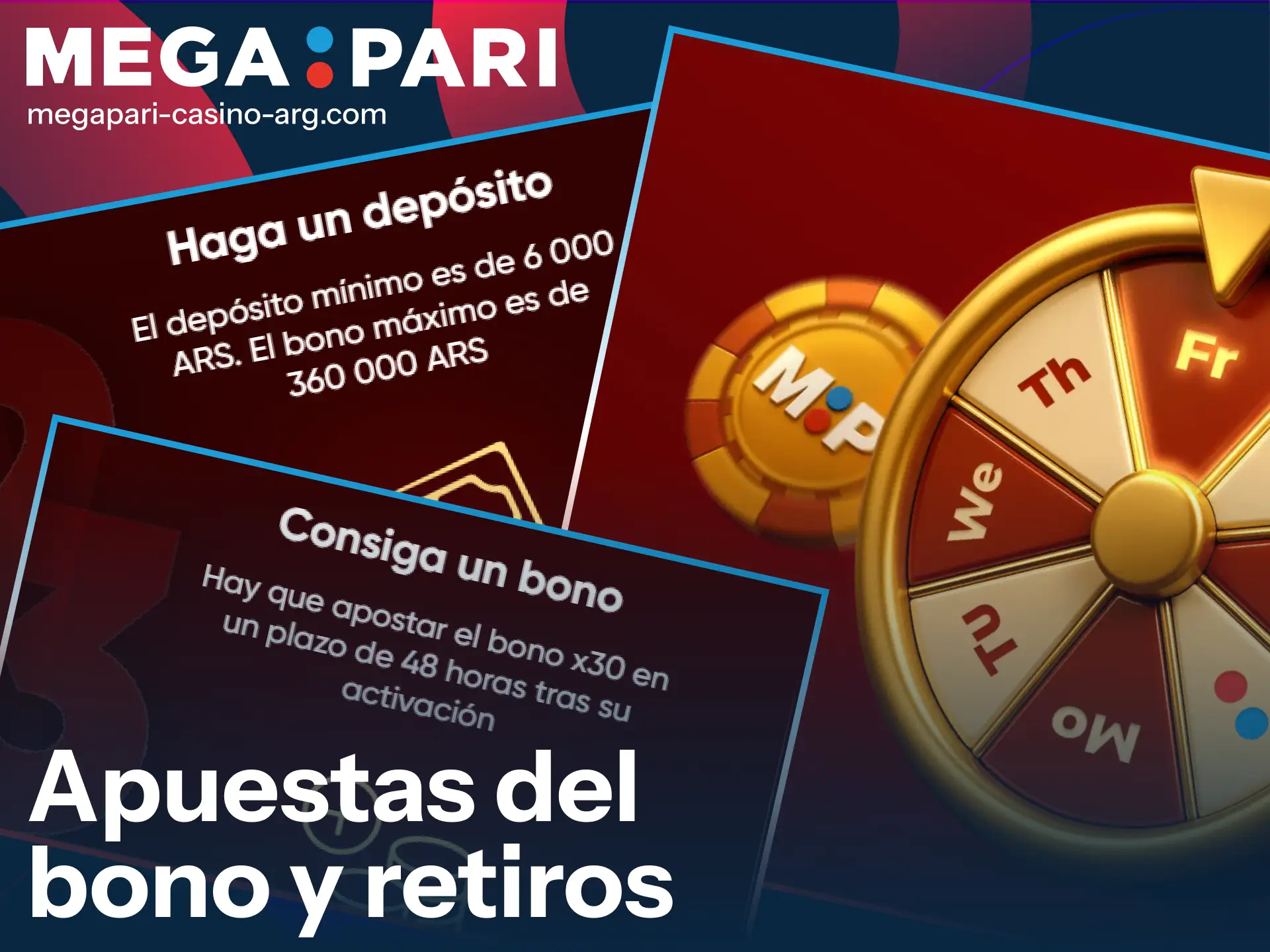 Revisá las condiciones de apuesta y retiro asociadas a los bonos de MegaPari.