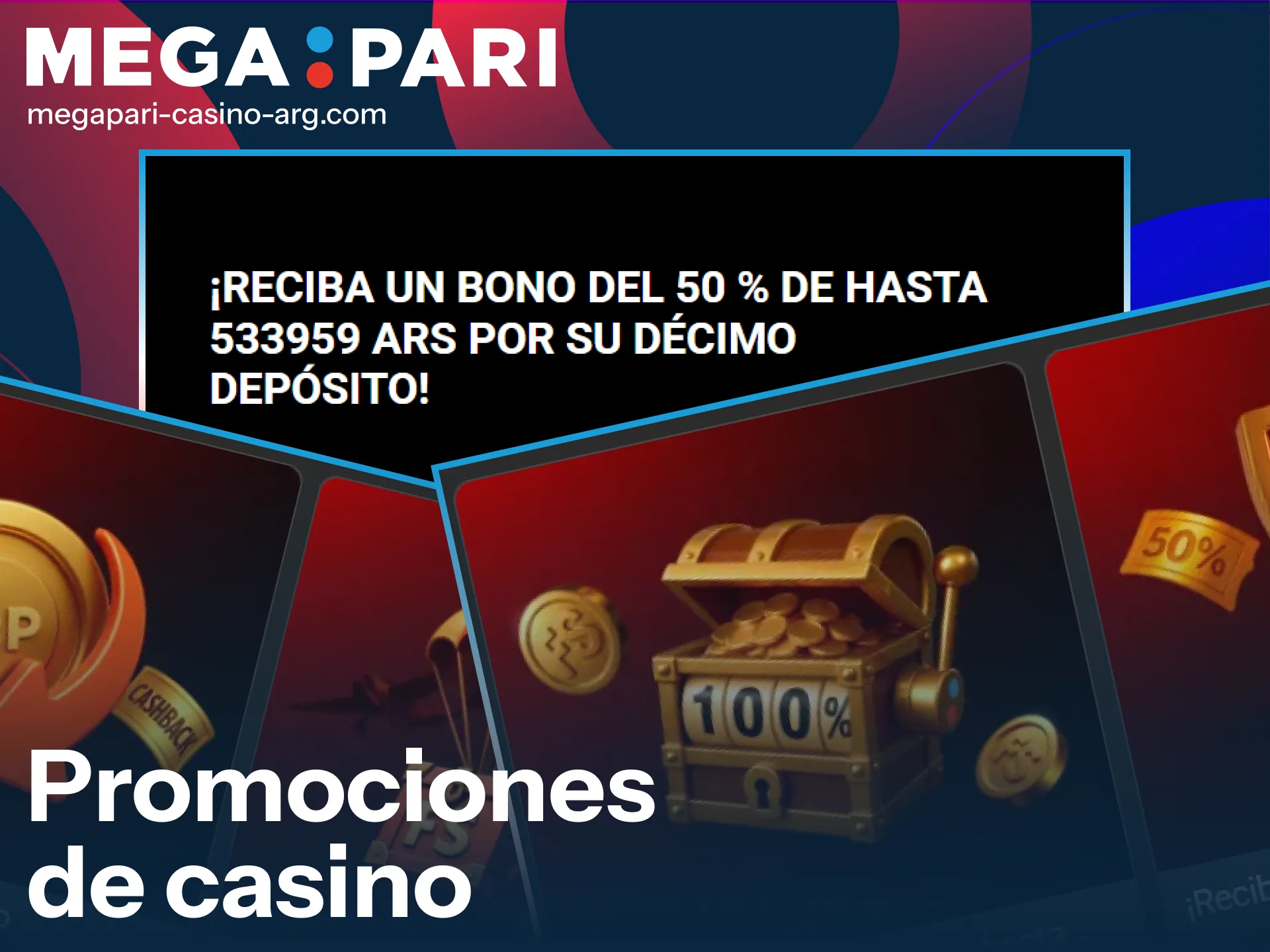 Participá de las promociones de casino con giros gratis, recargas y reembolsos en MegaPari.