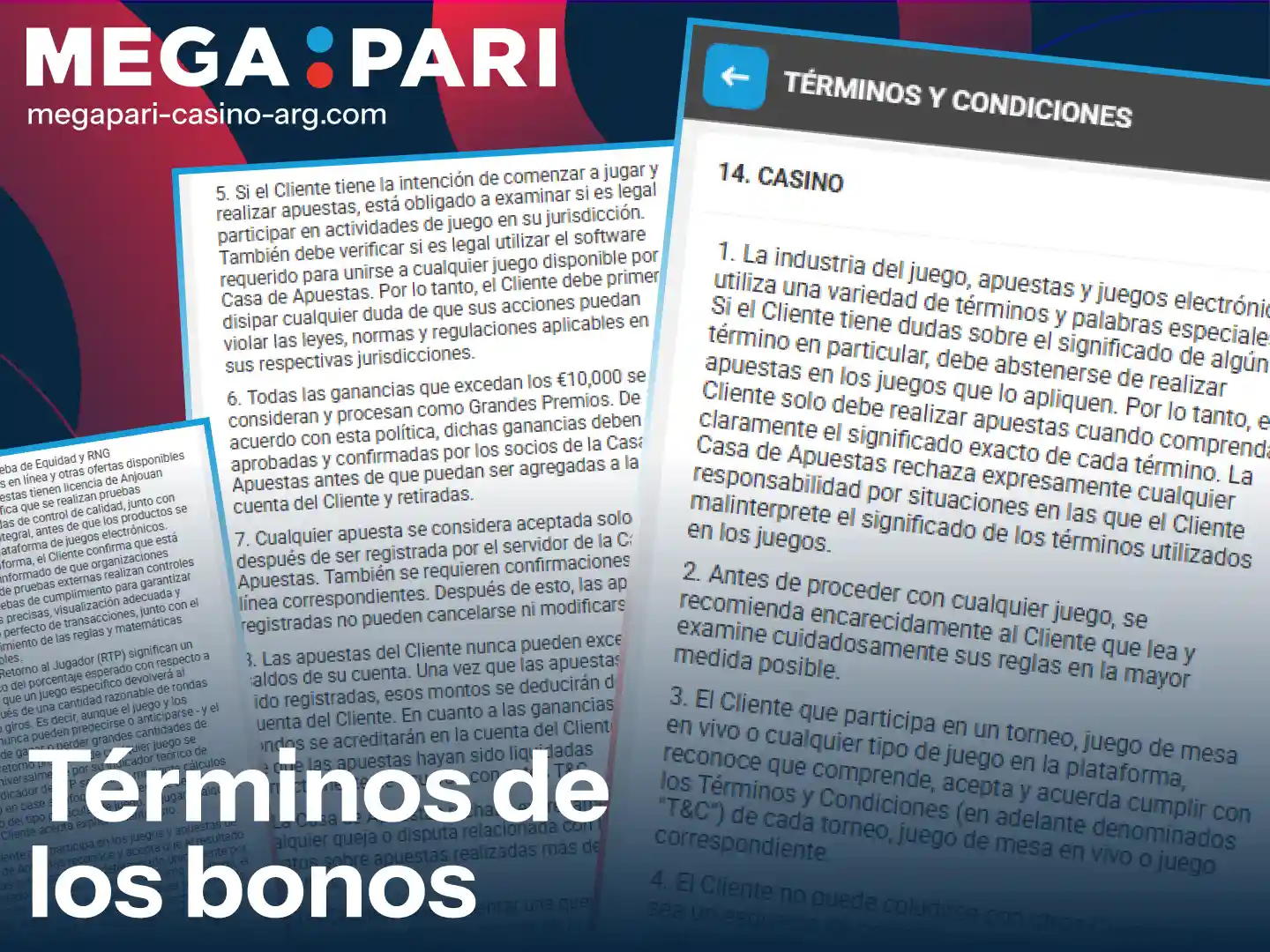 Conocé las reglas fundamentales para liberar tus bonos en el casino online MegaPari.