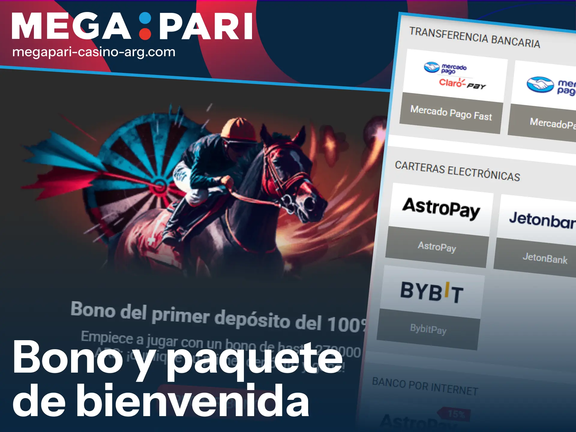 Obtené un bono exclusivo al realizar tu primer depósito de saldo en MegaPari.