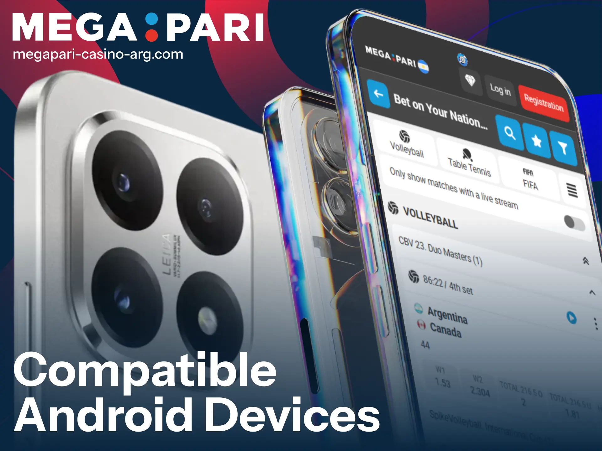 Check the list of compatible Android smartphones and tablets for the MegaPari App in Argentina.