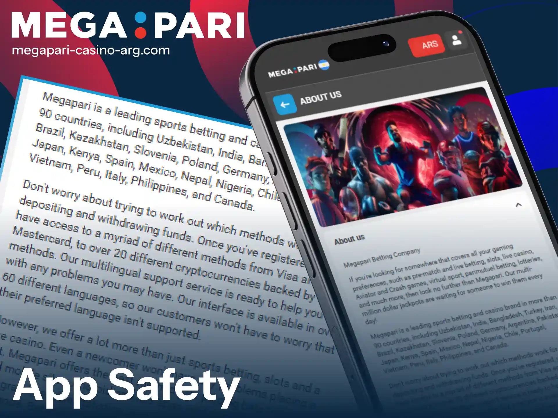 Verify the safety and security of downloading the official MegaPari APK for your mobile device.