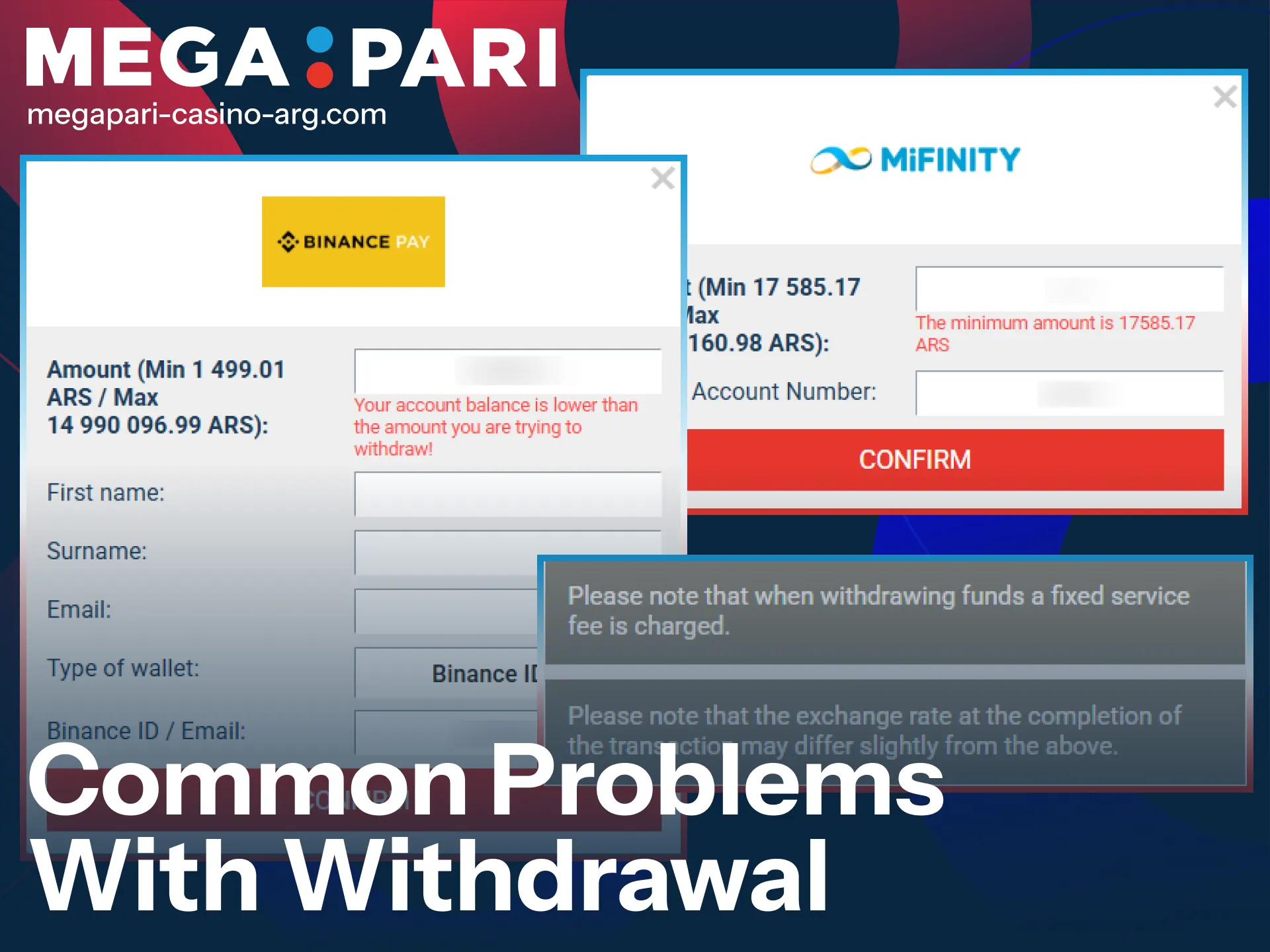 Resolve any MegaPari Withdrawal challenges and access your casino winnings securely.