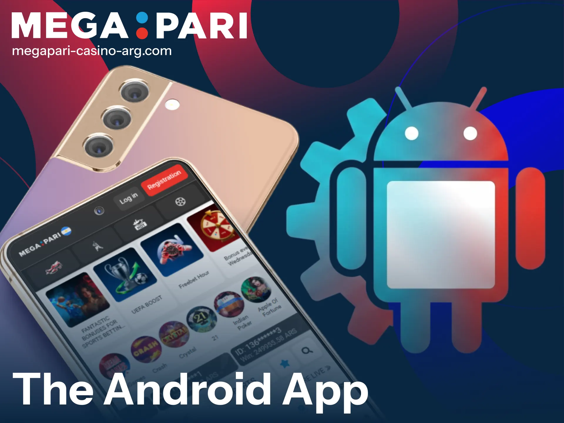 Download the official MegaPari App for Android to enjoy mobile gambling in Argentina.
