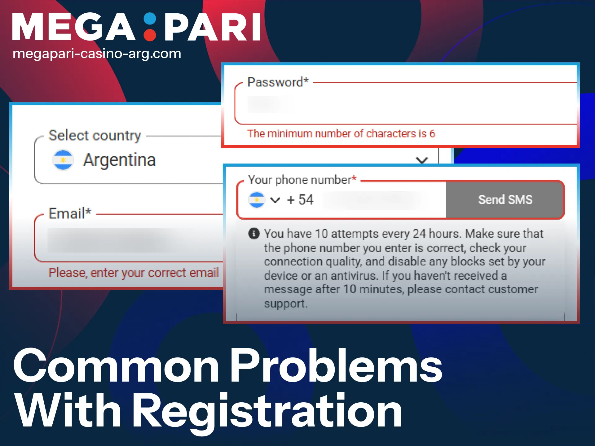 Solve common MegaPari registration issues and quickly finish your account setup.