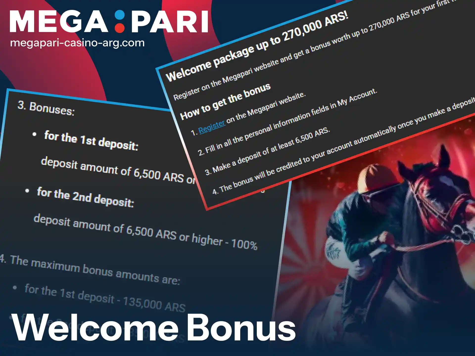 Claim the MegaPari registration welcome bonus to boost your initial gameplay.
