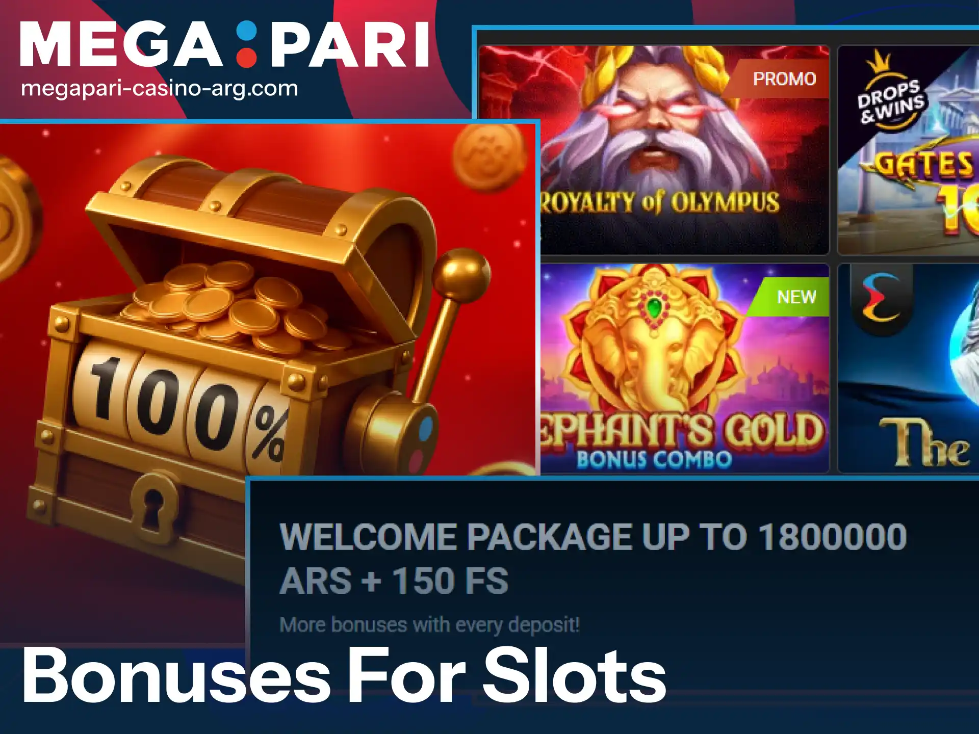 Claim exclusive bonuses to play your favorite MegaPari Slots today.