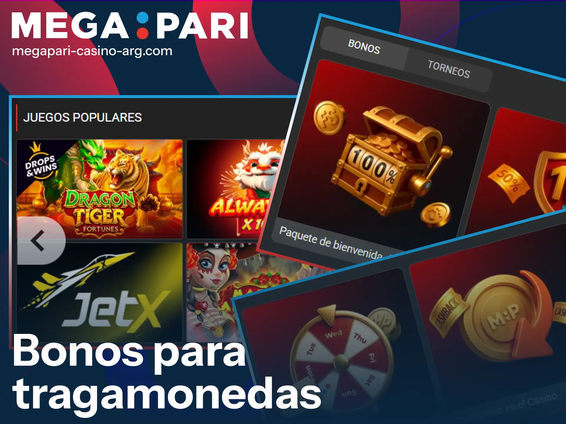 Aprovechá los bonos exclusivos para jugar tragamonedas en MegaPari.