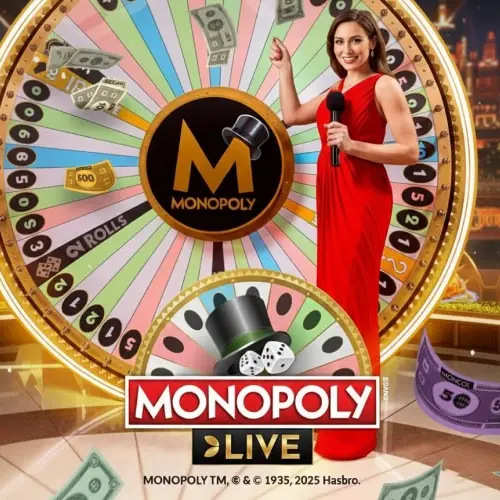 Spin the wheel in Monopoly Live at the MegaPari official site.
